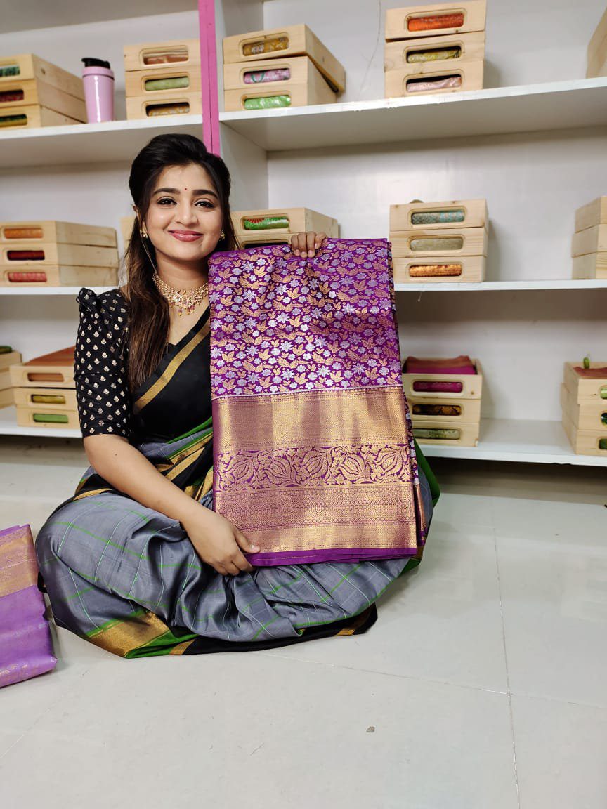 50% Kanchi Pattu collection