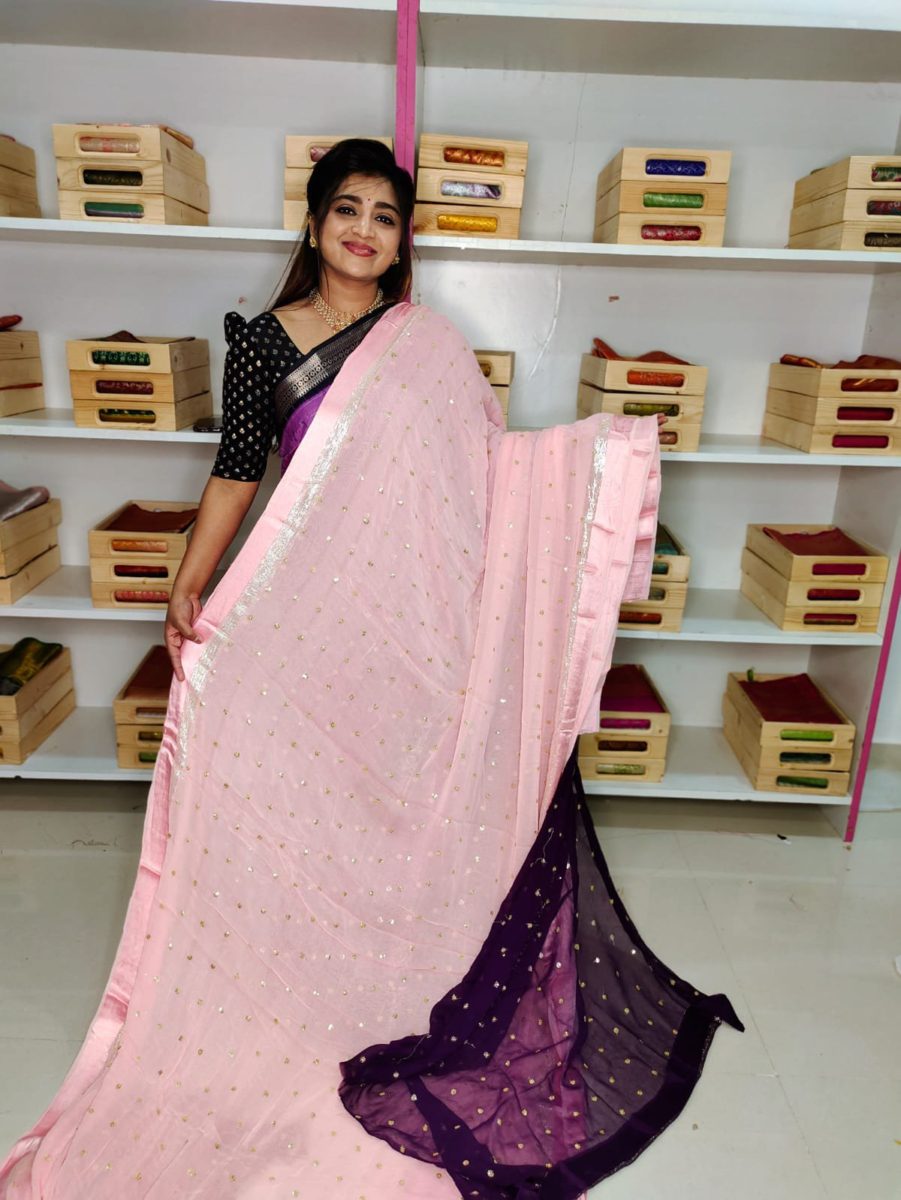 Shiffon Georgette sarees