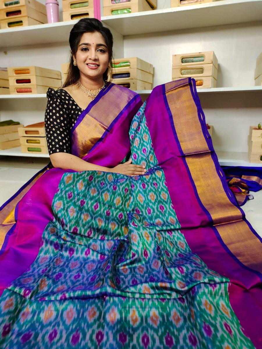 100% Silk mark certified Saree