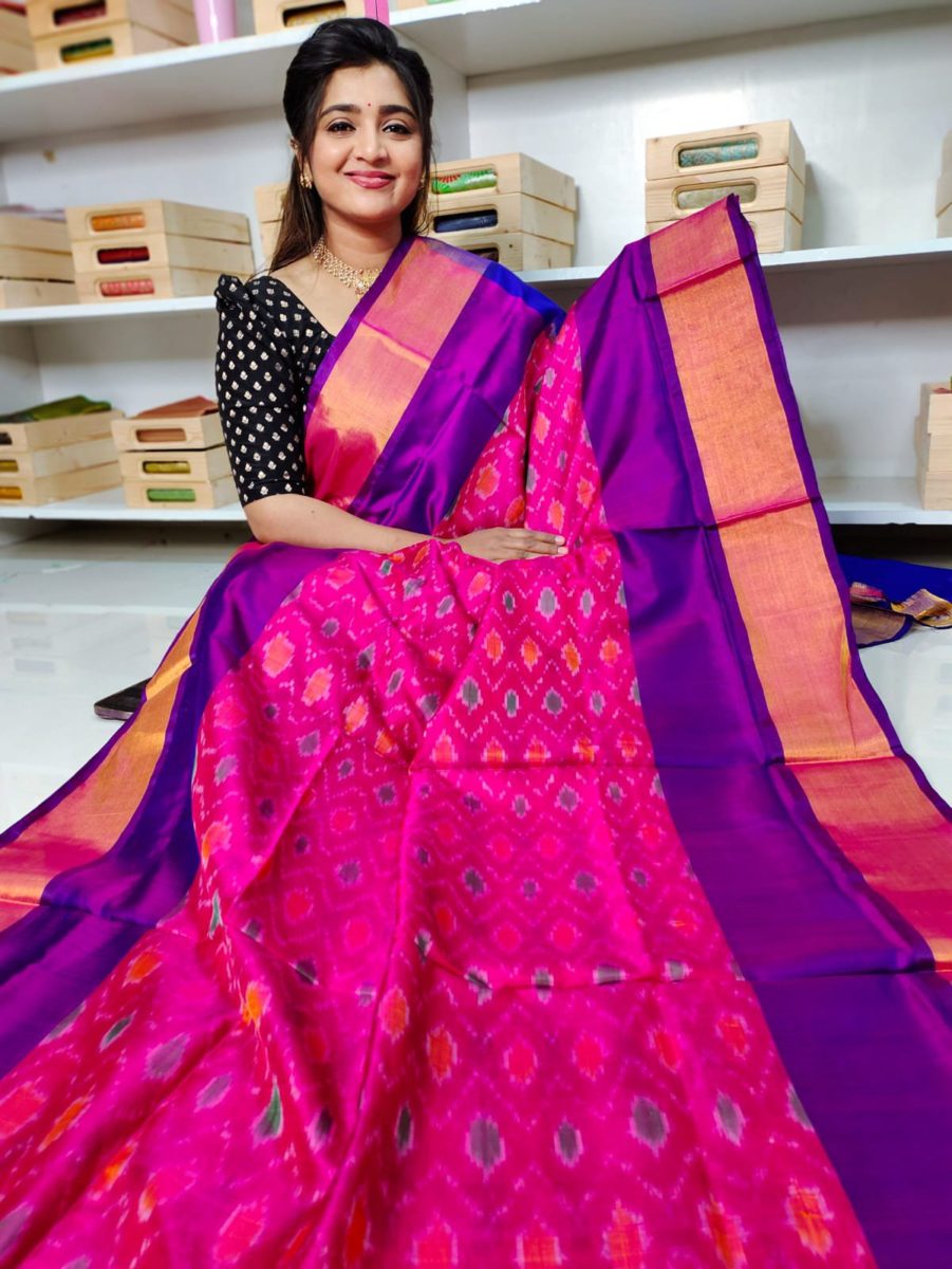 100% Silk mark certified sarees