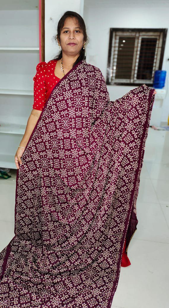 Modal silk sarees