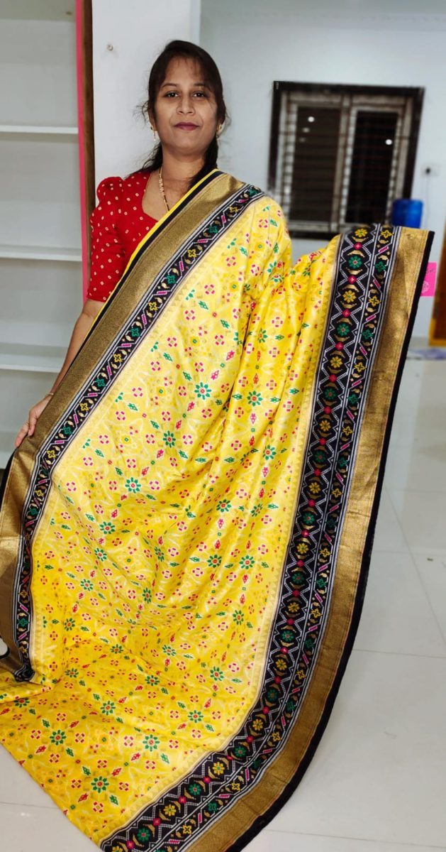 ఇక్కత్ బనారసి సిల్క్ చీర