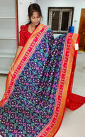 Ikkat banarasi Silk Saree