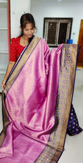 Ikkat banarasi Silk Saree