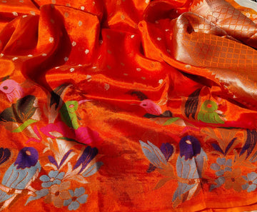 Pure handloom Tussur Silk Saree