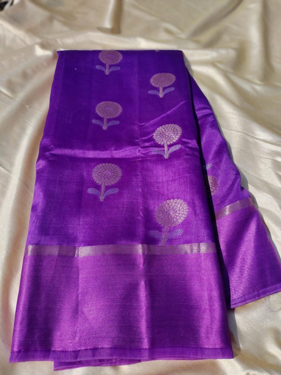 Pure raw mango Silk Saree
