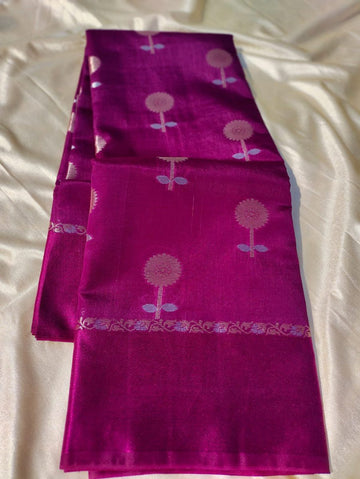 Pure raw mango Silk Saree