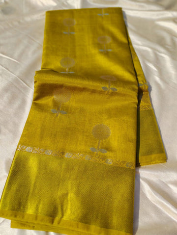 Pure raw mango Silk Saree