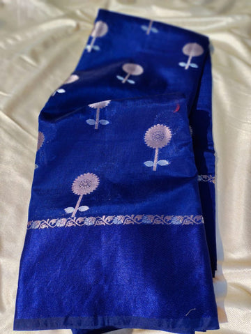 Pure raw mango Silk Saree