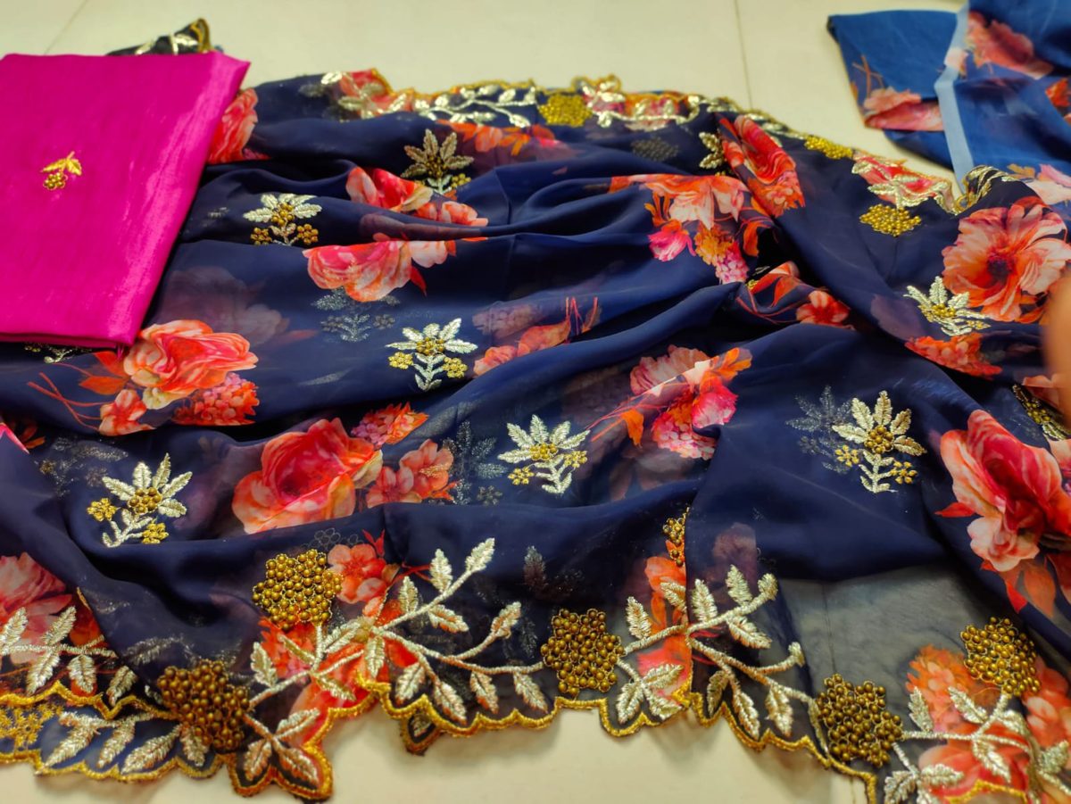 Digital printing Saree