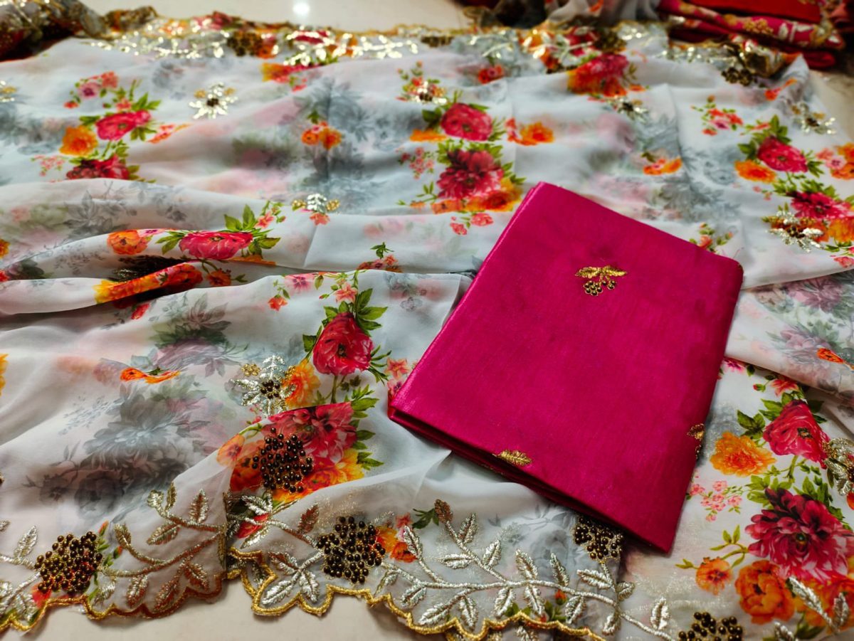 Digital printing Saree