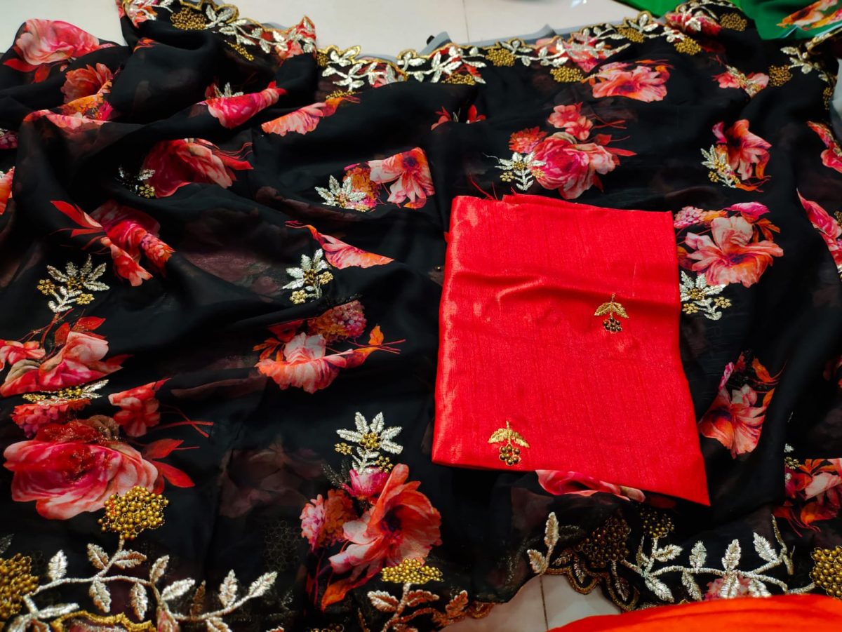 Digital printing Saree