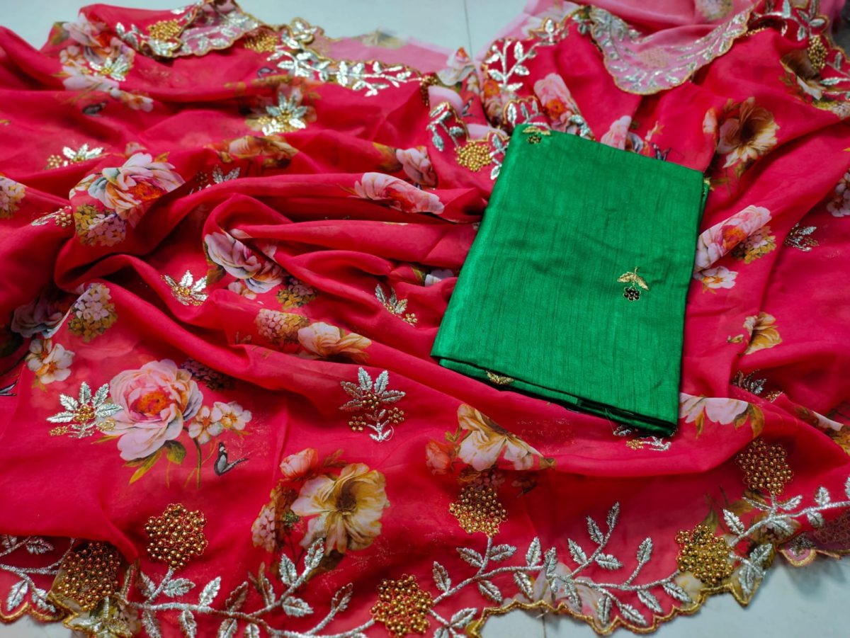 Digital printing Saree
