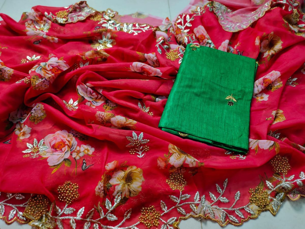 Digital printing Saree