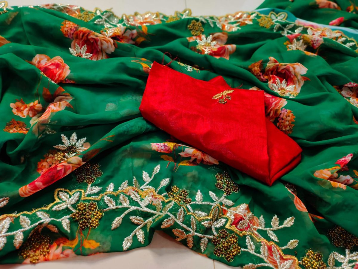 Digital printing Saree