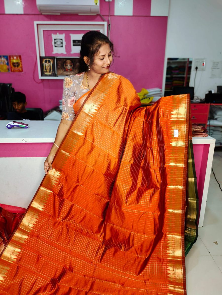 Soft banarasi Silk Saree