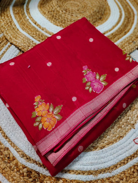 Zute tussur Silk Saree