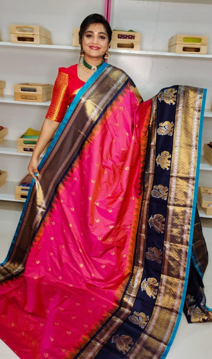Primeme gadwal silk saree
2500