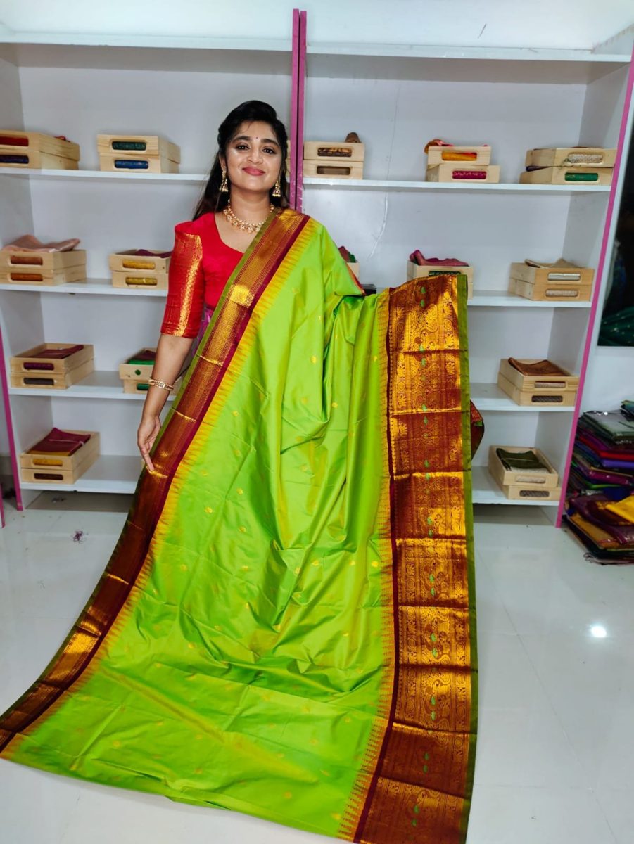 50%off Gadwal Silk Saree