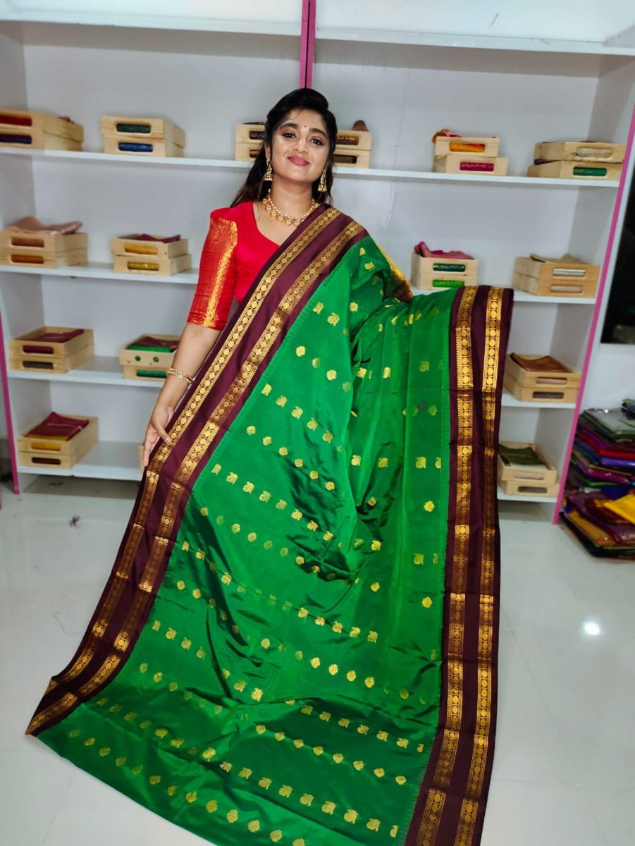 50%off Gadwal Silk Saree