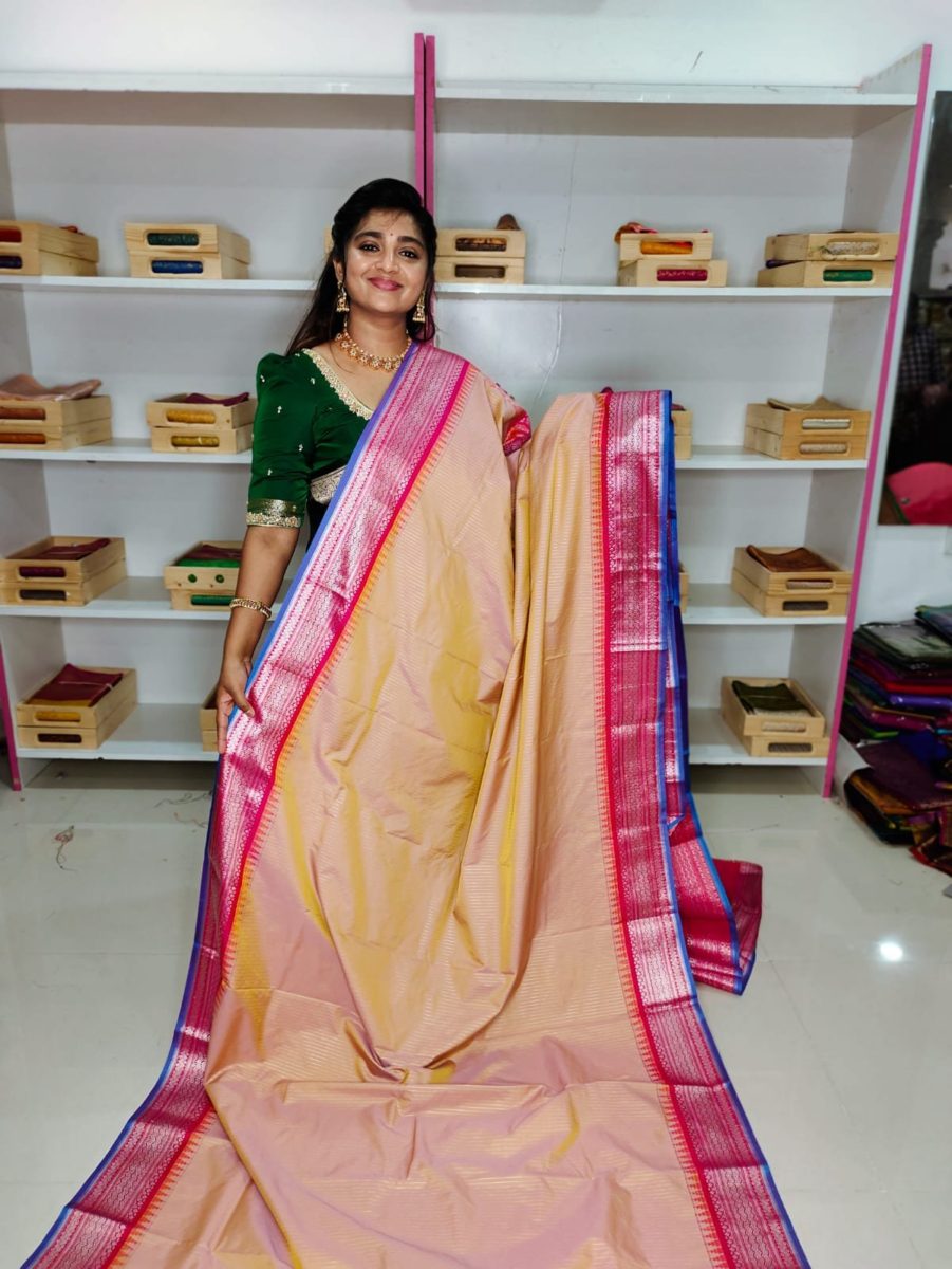 గద్వాల్ సిల్క్ చీరపై 50% తగ్గింపు