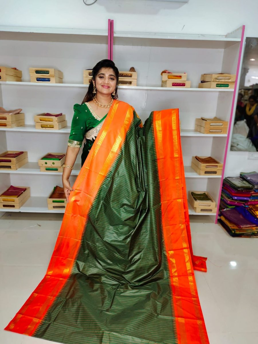 50%off Gadwal Silk Saree
