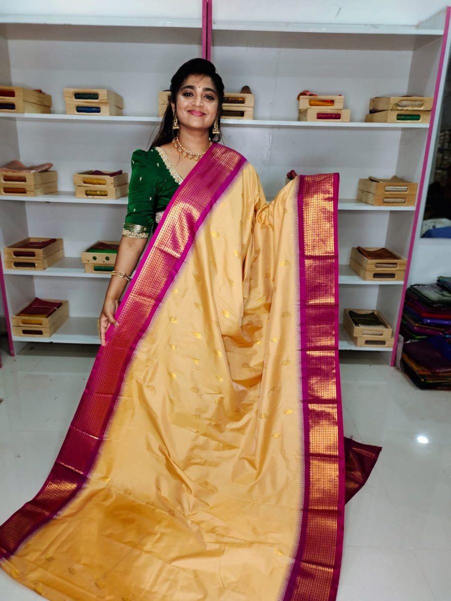 50%off Gadwal Silk Saree