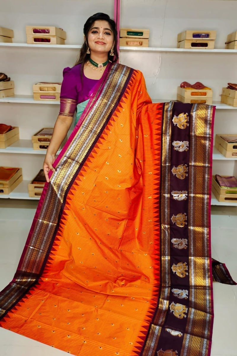 Premium Gadwal Silk Saree