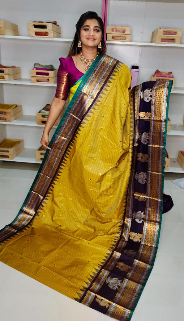 Premium Gadwal Silk Saree