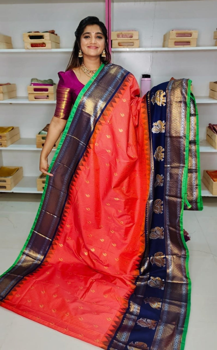 Premium Gadwal Silk Saree