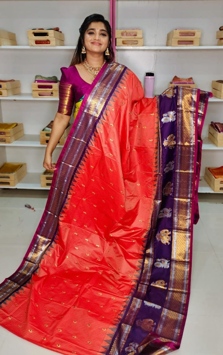 Premium Gadwal Silk Saree