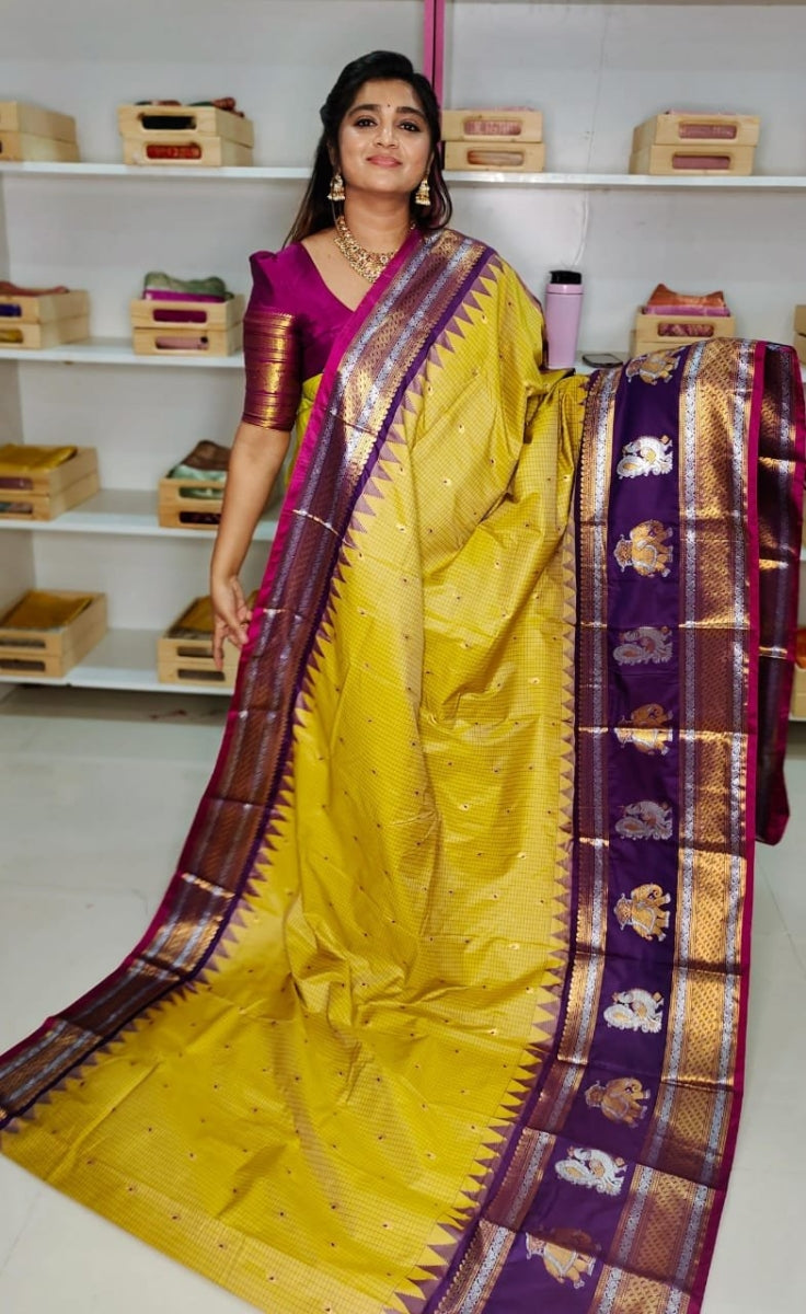 Premium Gadwal Silk Saree