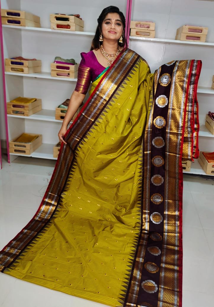 Premium Gadwal Silk Saree
