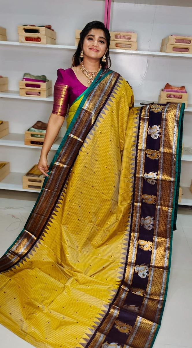 Premium Gadwal Silk Saree