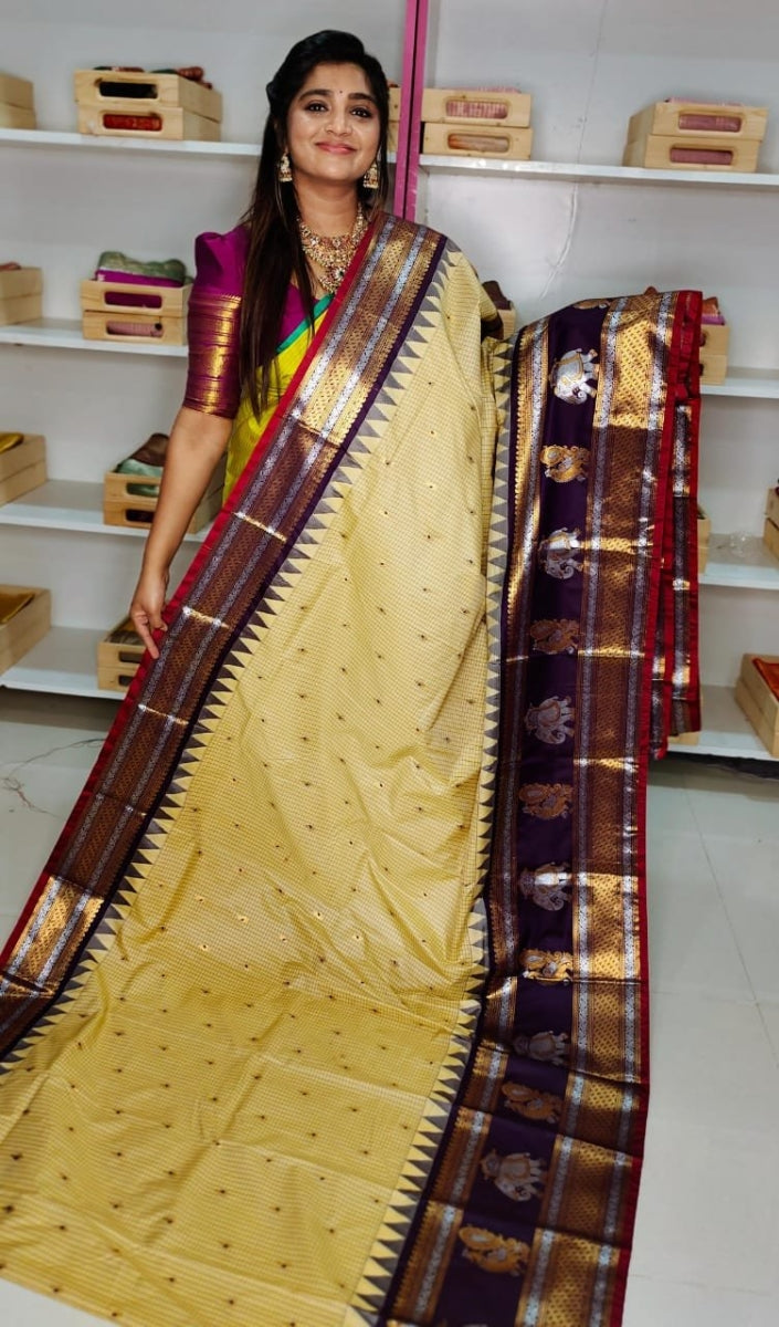 Premium Gadwal Silk Saree
