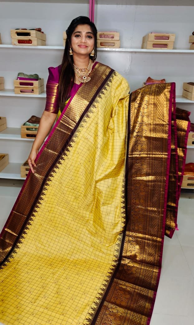 Premium Gadwal Silk Saree
