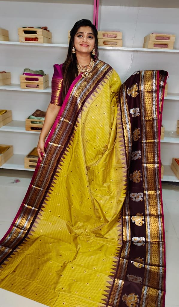 Premium Gadwal Silk Saree