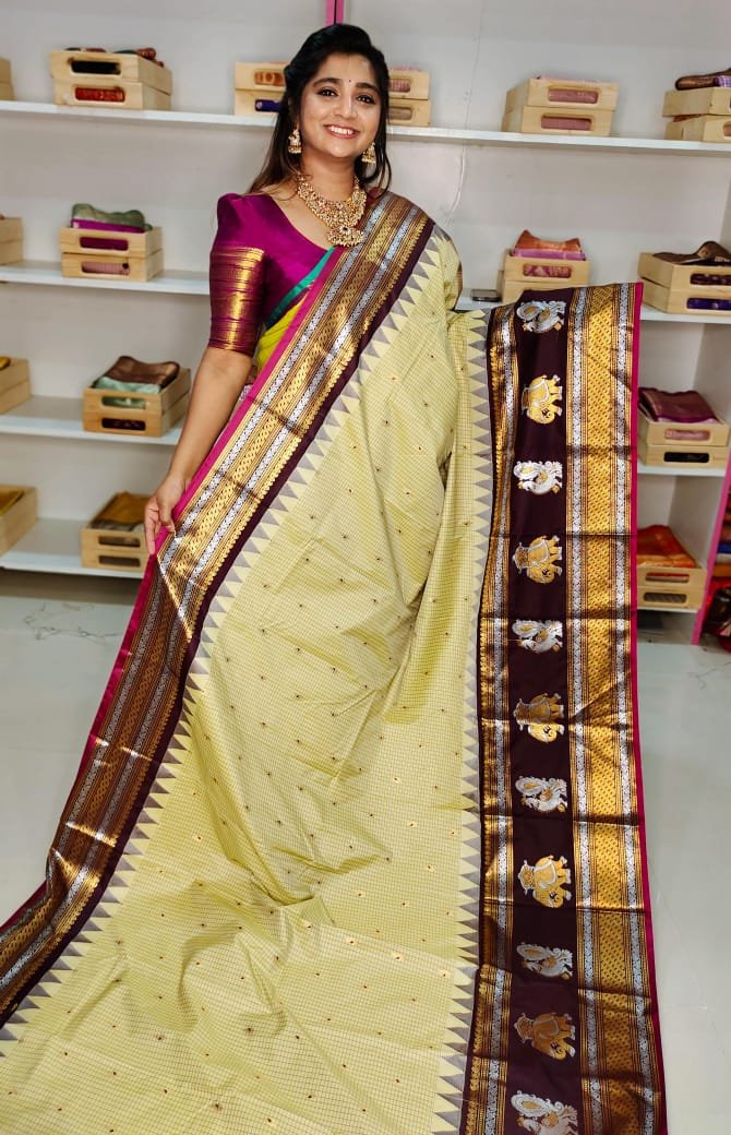 Premium Gadwal Silk Saree