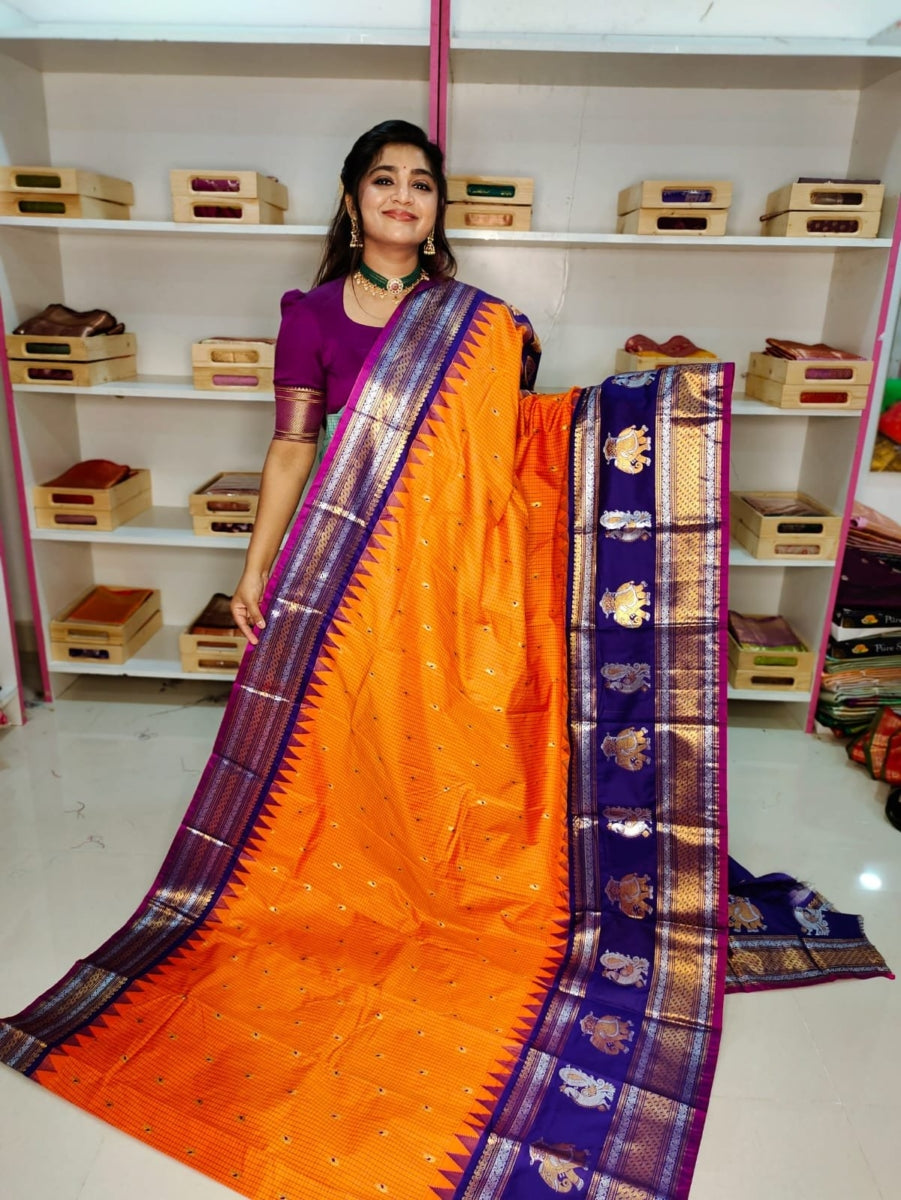 Premium Gadwal Silk Saree