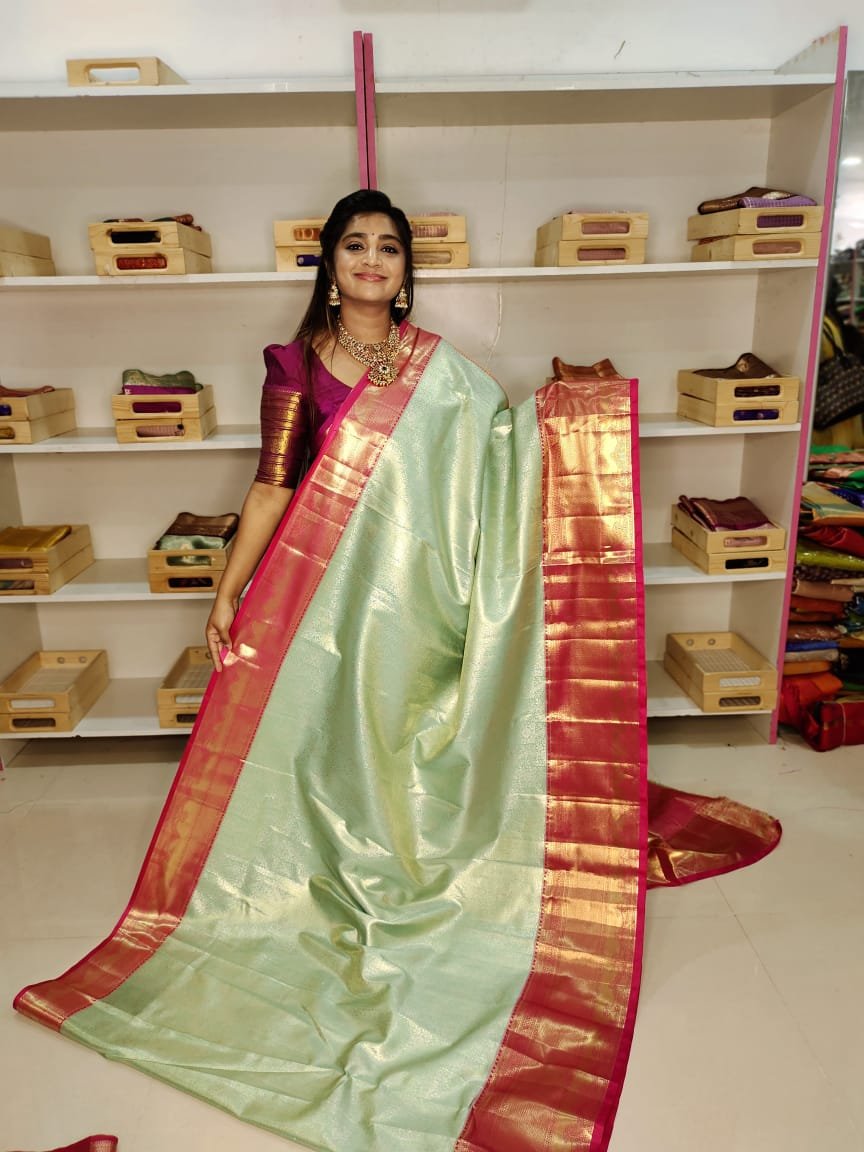 80% Kanchi Pattu collection