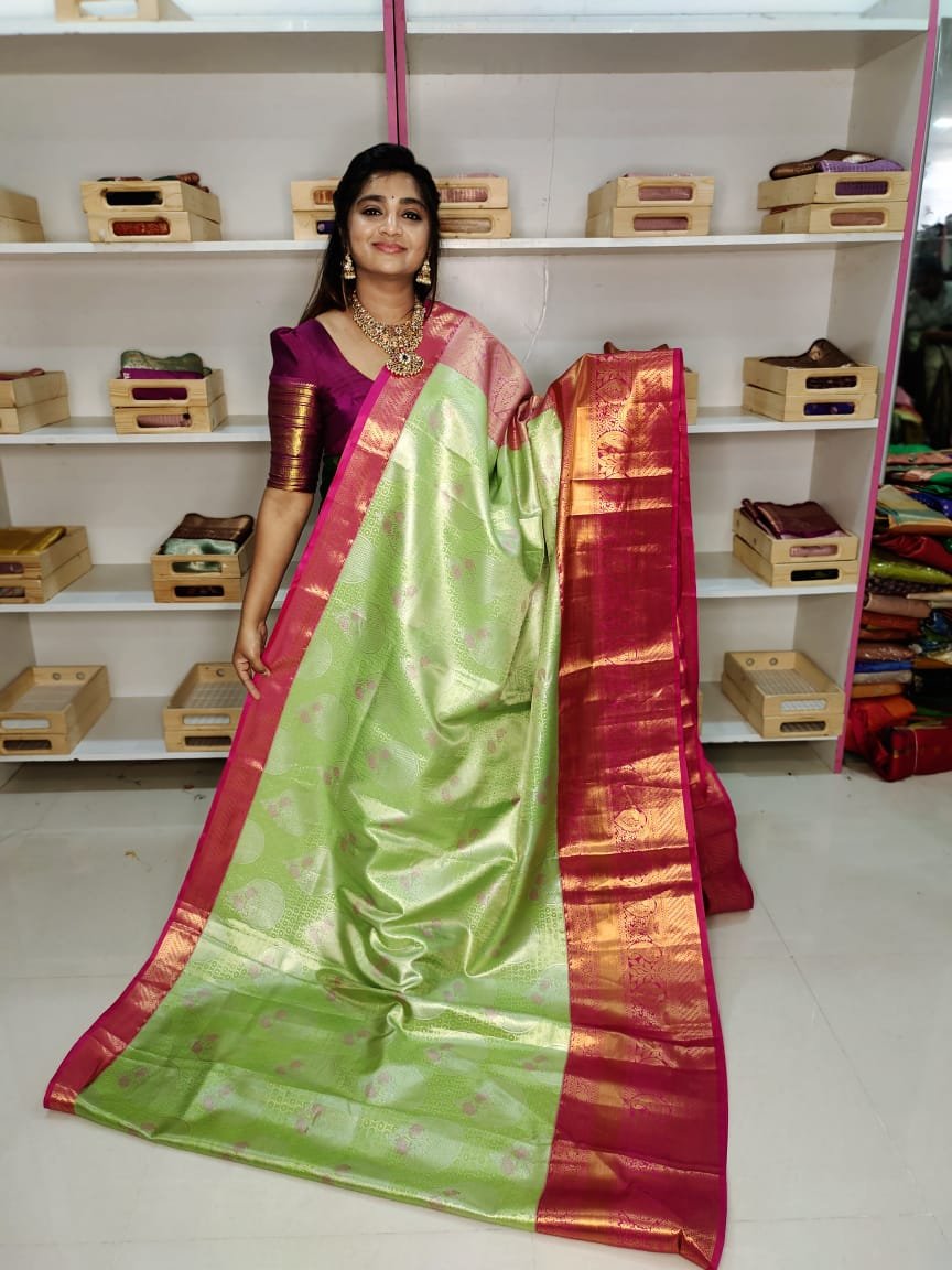 80% Kanchi Pattu collection