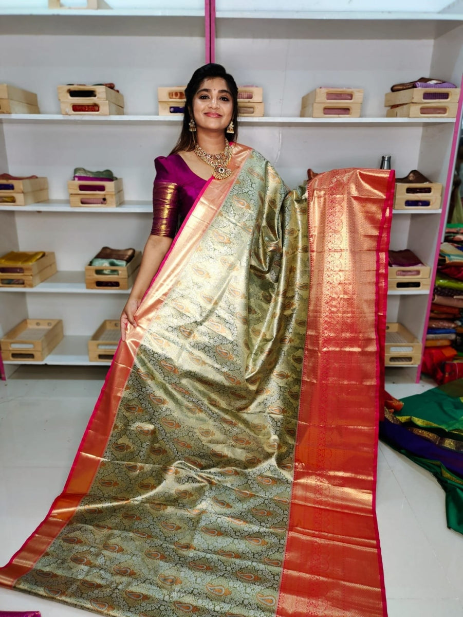 80% Kanchi Pattu collection