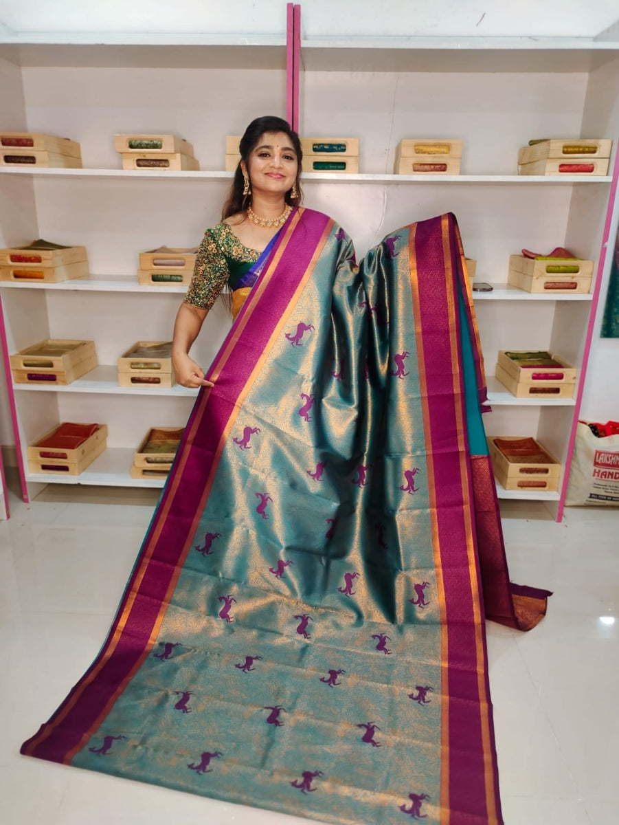 80% Kanchi Pattu collection