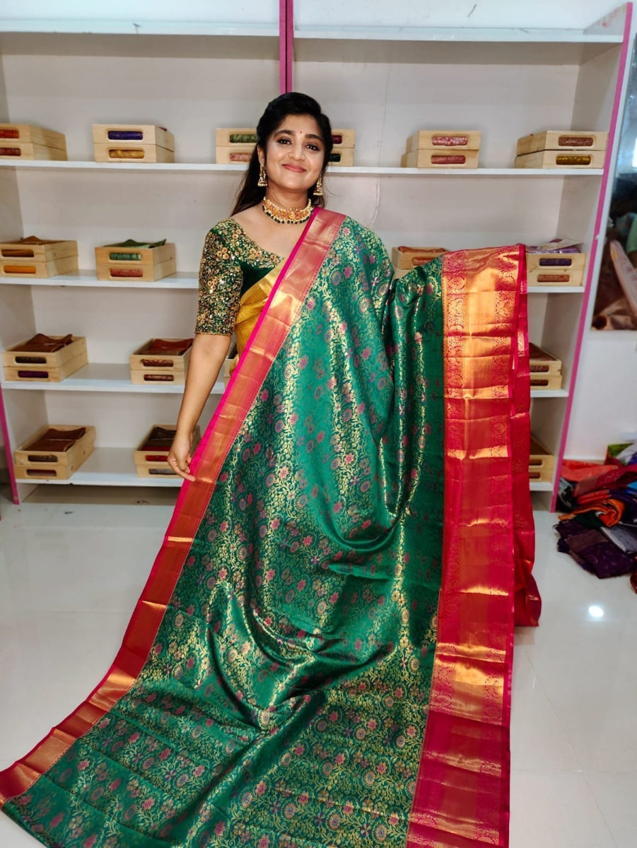 80% Kanchi Pattu collection