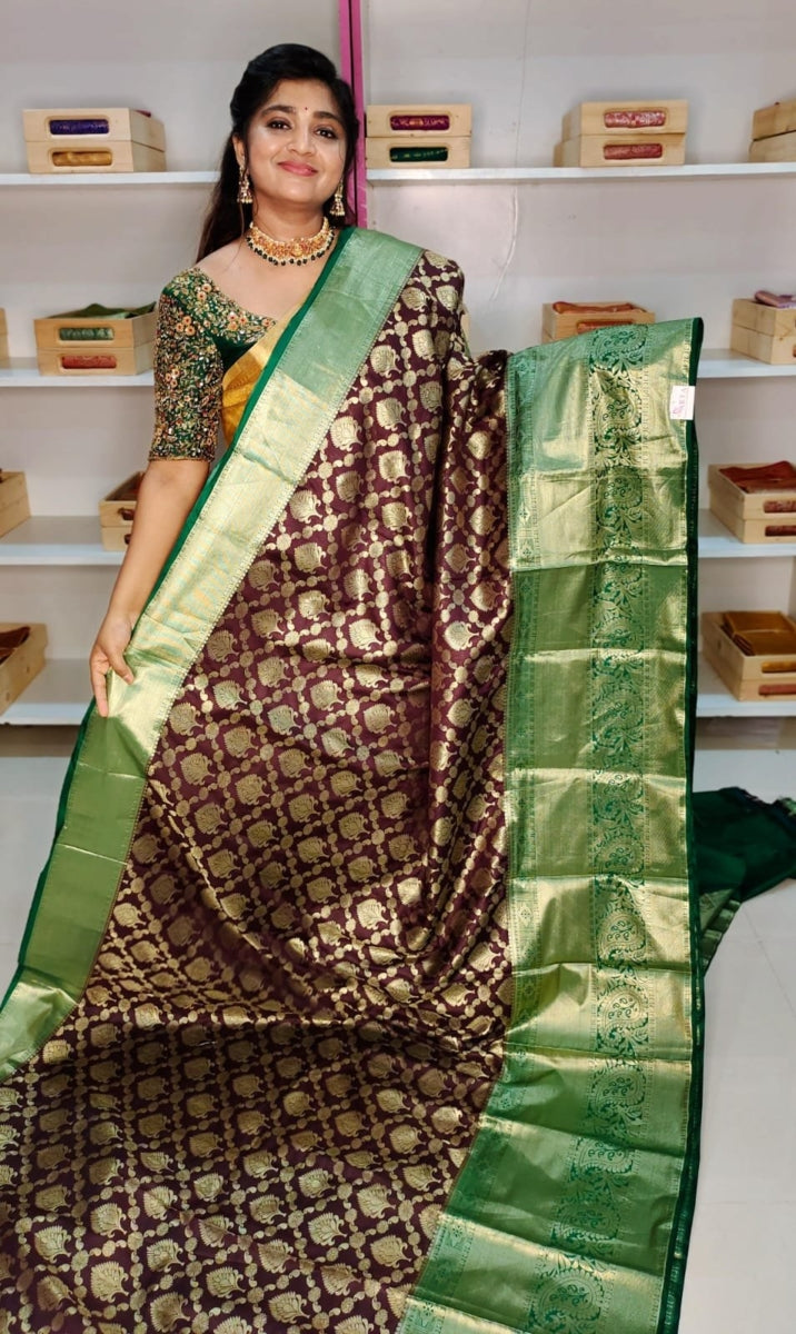 80% Kanchi Pattu collection