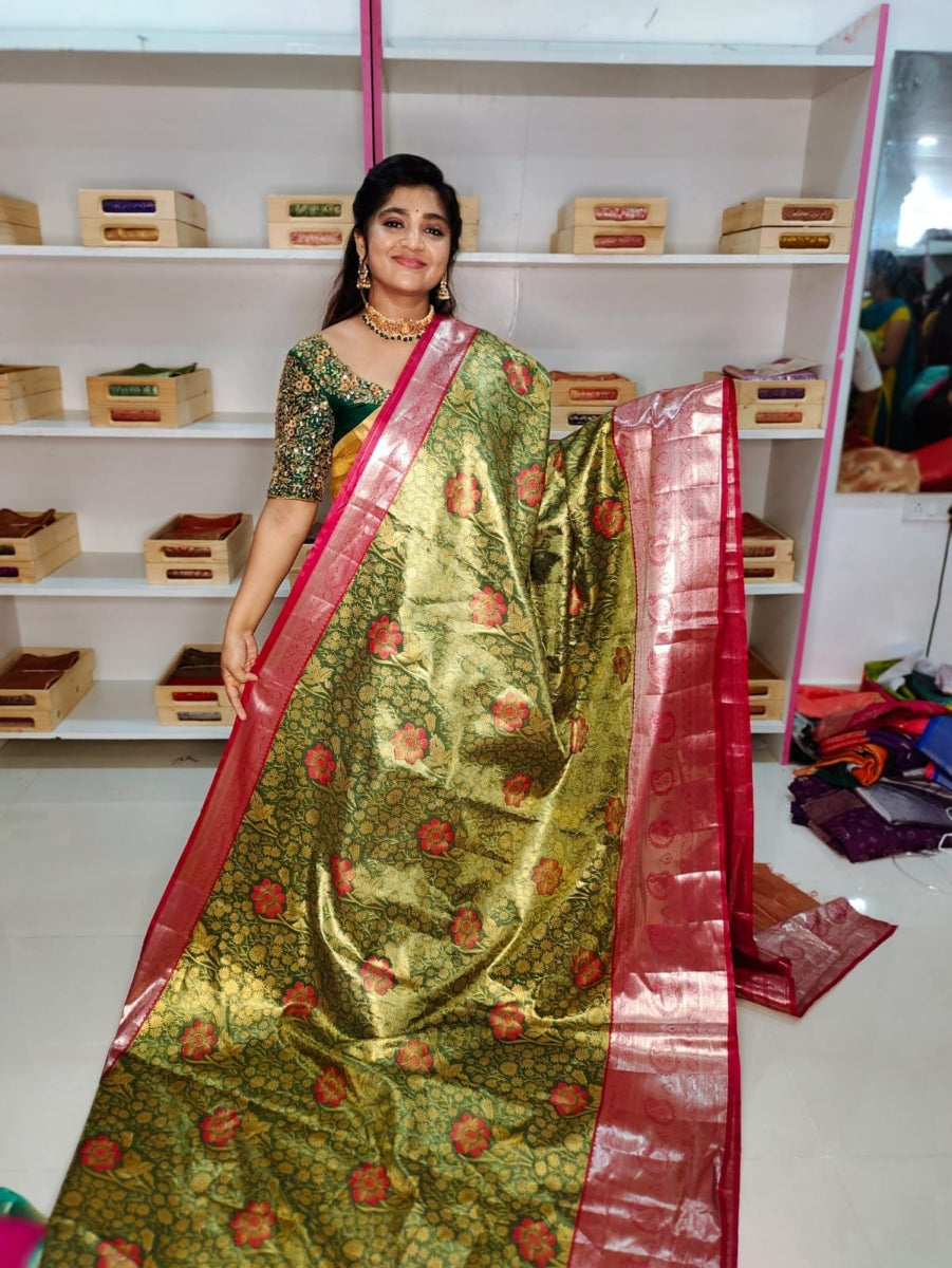 80% Kanchi Pattu collection