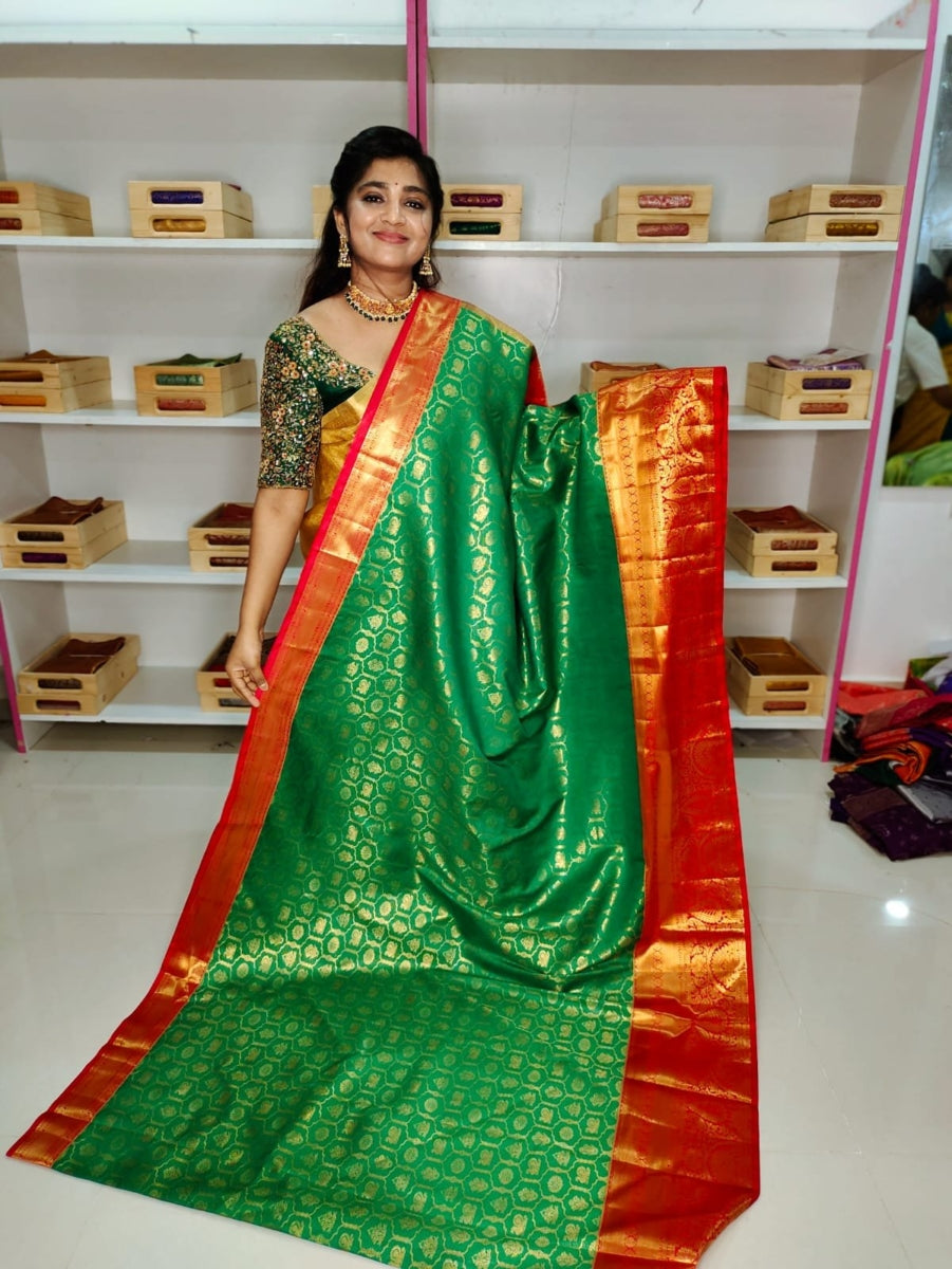 80% Kanchi Pattu collection