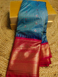 Primeme Meenakari gadwal silk saree
