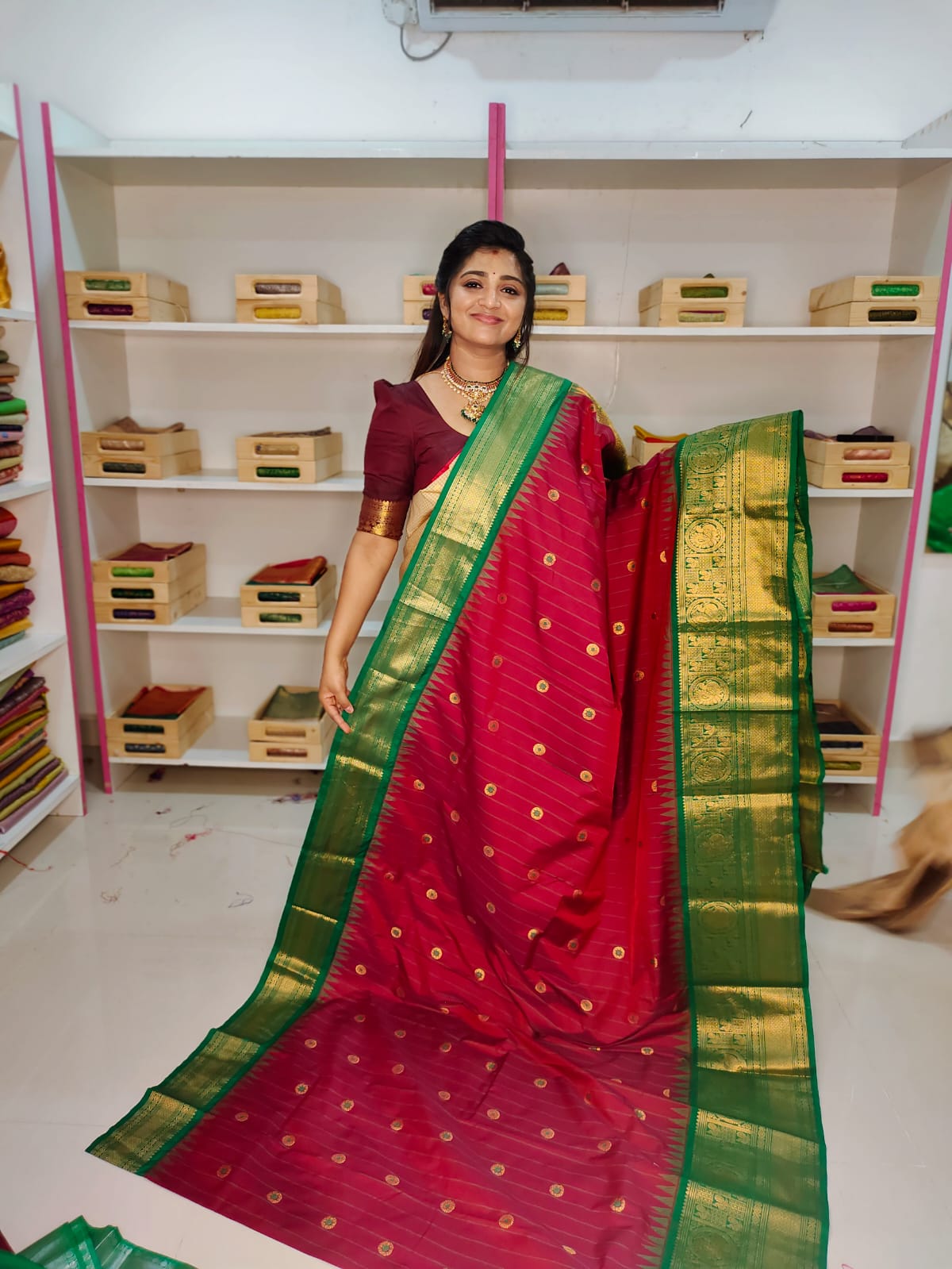 50% offer gadwal silk sarees