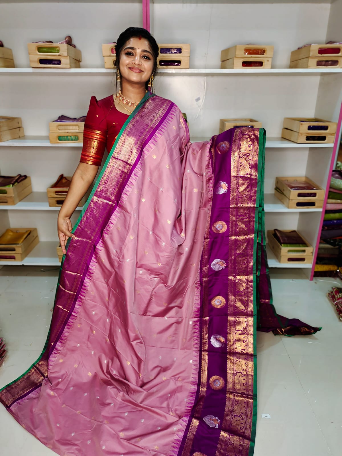 Ashadam sale gadwal silk saree